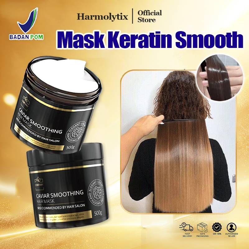 Jual Masker Rambut Kering dan Mengembang Hair Mask Kaviar keratin ...