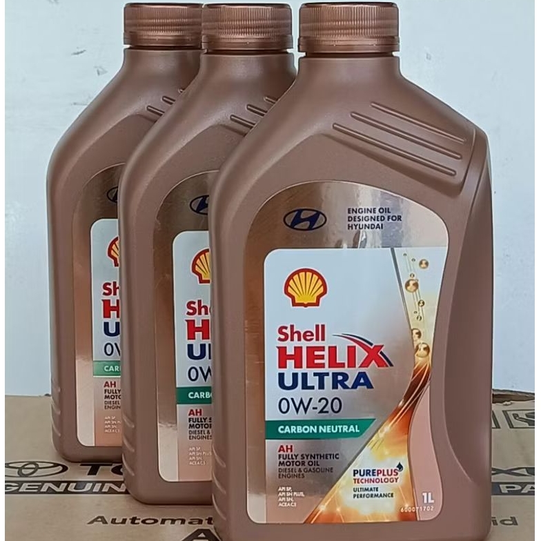 Jual Oli mesin Shell Helix Ultra SAE 0W-20 Carbon Neutral AH Fully ...