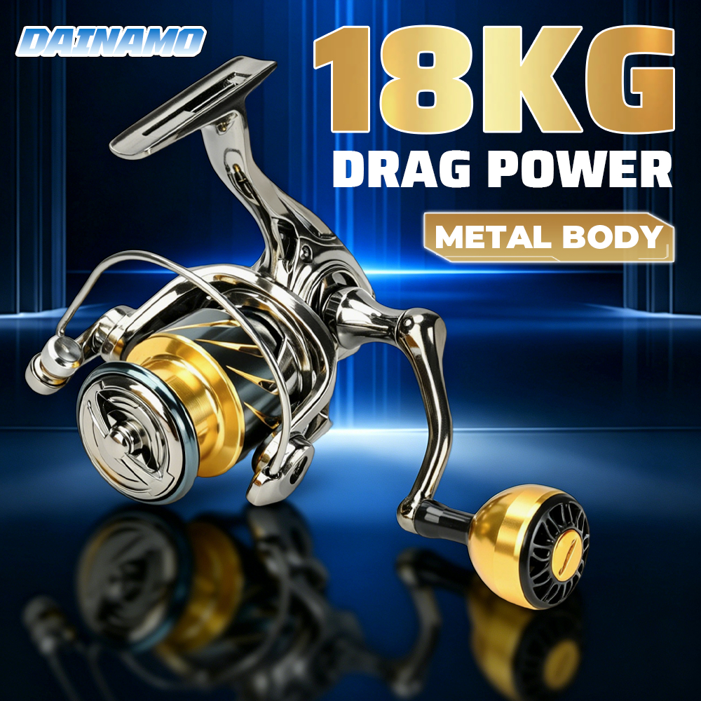 Jual Dainamo Reel Pancing Spinning Casting Rod Reel Power Handle Desain ...