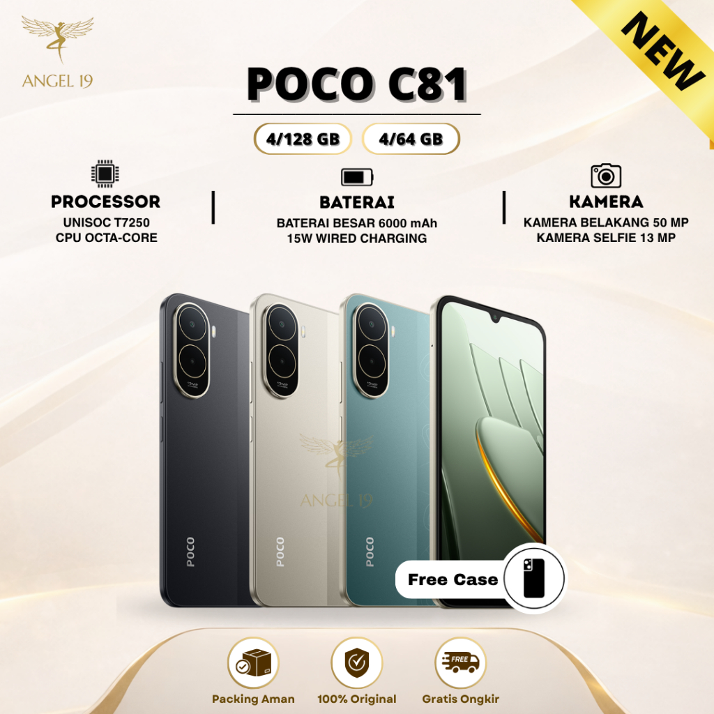 Jual POCO C81 PRO 4/128 GB - POCO C81 PRO 4/64 GB GARANSI RESMI ...