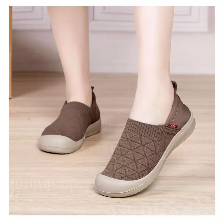 Sepatu Kasual Wanita Import Rajut / Sepatu Wanita Slip On Modern/ Sepatu Wanita Kekinian / Sepatu Slip on Rajut