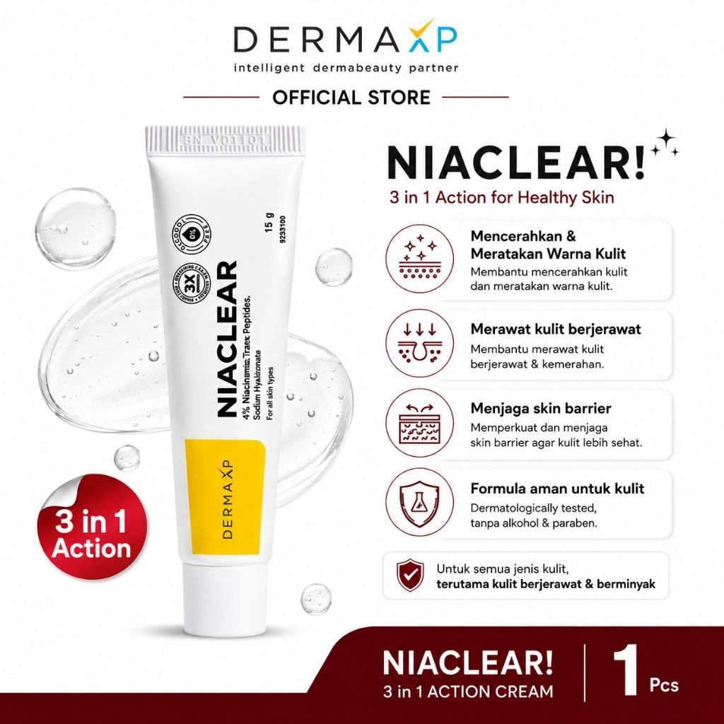 Jual DERMA XP - Niaclear Niacinamide 4% Tranex Peptides Sodium ...