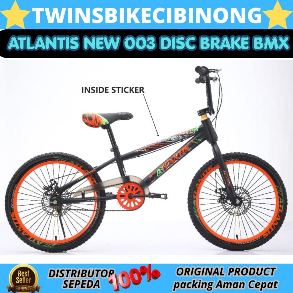Jual Sepeda Bmx 20 Atlantis 003 DISC BRAKE NEW | Shopee Indonesia