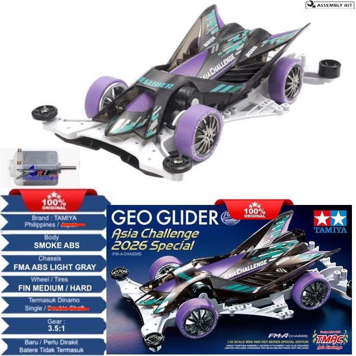 Jual 95706 TAMIYA GEO GLIDER ASIA CHALLENGE 2026 SPECIAL | Shopee