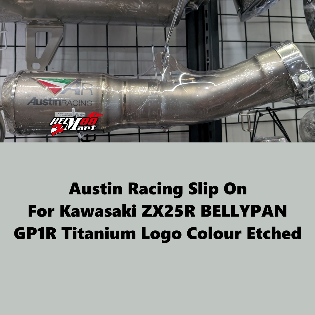 Jual Exhaust AUSTIN RACING ZX25R Slip On GP1R Titanium Logo Colour