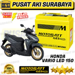 Pusat Aki Surabaya Aki Kering Terbaik Motobatt MTZ6S Gel Aki Motor Vario LED 150 Vario 125 New 6 Ampere GTZ6V GTZ7S YTZ6V KGG6S