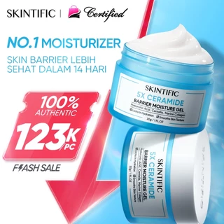 [SKINTIFIC CERTIFIED] 5X Ceramide Barrier Moisturizer Gel 30g | Cream Pemutih Wajah Calming Whitening Brightening Dark Spot
