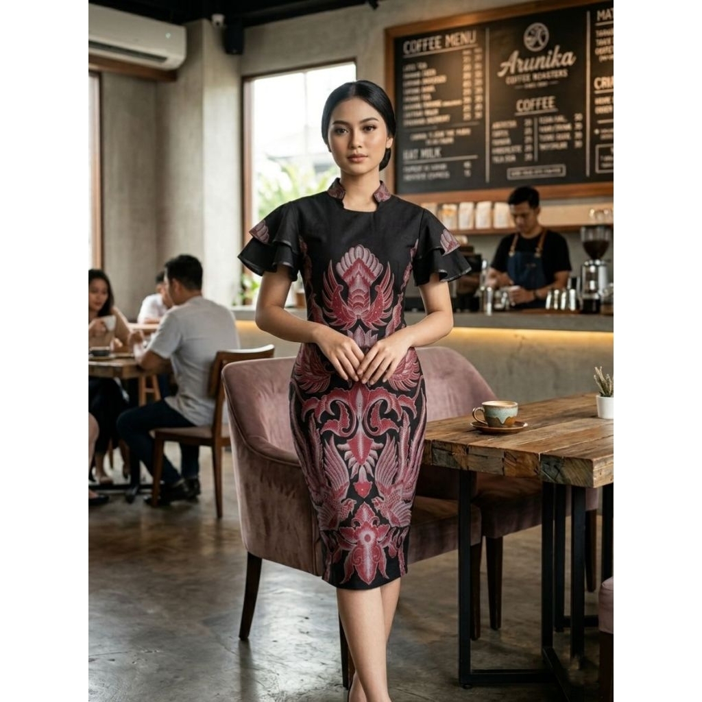 Batik Couple Motif Nadine Atasan Batik Modern 2