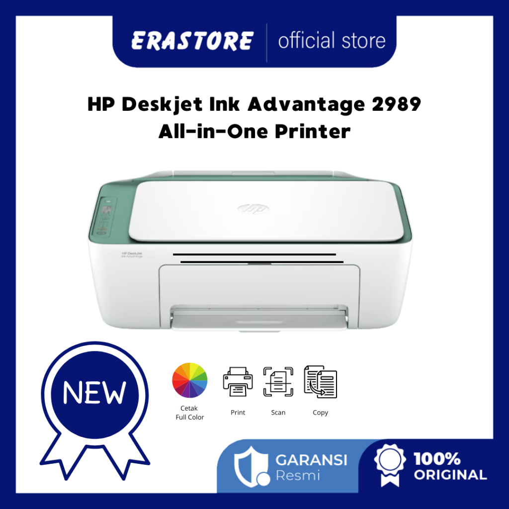 Jual Printer HP DeskJet Ink Advantage 2775 / 2875 / 2989 All-in-One ...