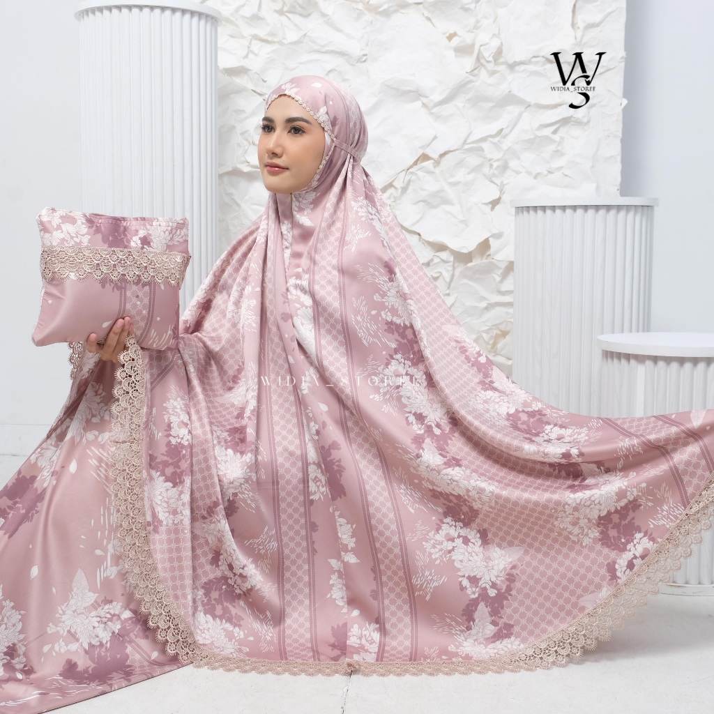Mukena Dewasa Silk Premium 2in1 New Series|Renda Mewah