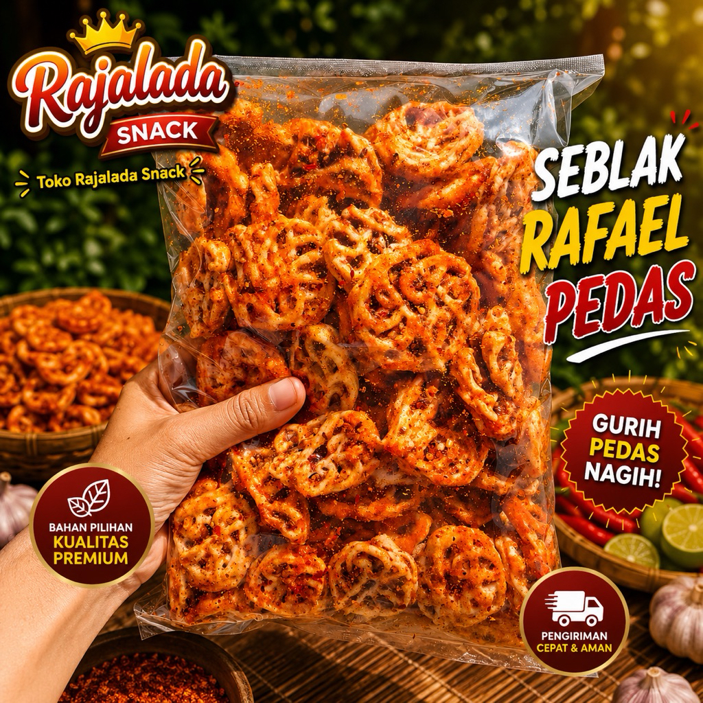 Jual SEBLAK KERUPUK/KERUPUK MAWAR/KERUPUK RAFAEL PEDAS DAUN JERUK 1KG ...