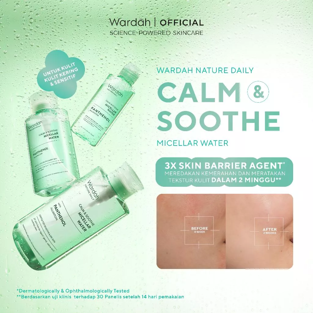 Pratinjau WARDAH Nature Daily Calm & Soothe Micellar Water - Skincare