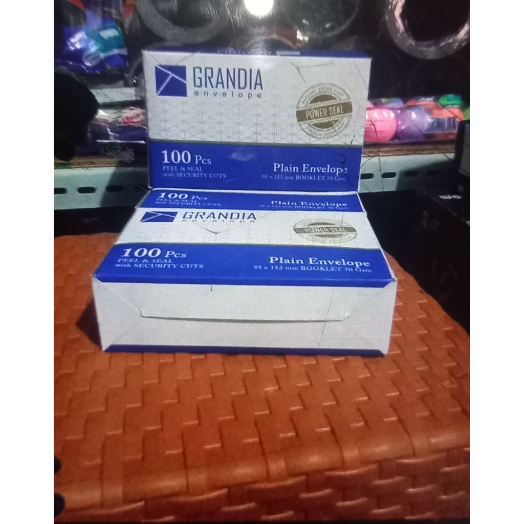 Jual 100 Lembar Amplop Putih Grandia Polos - Perekat Kuat, Ukuran ...