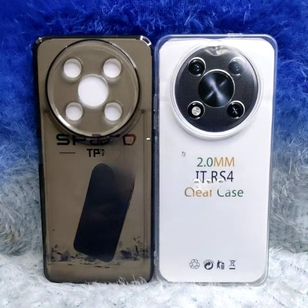 Jual Soft Case Original Space Transparan Itel RS4 Silikon 2.1MM+Protec ...