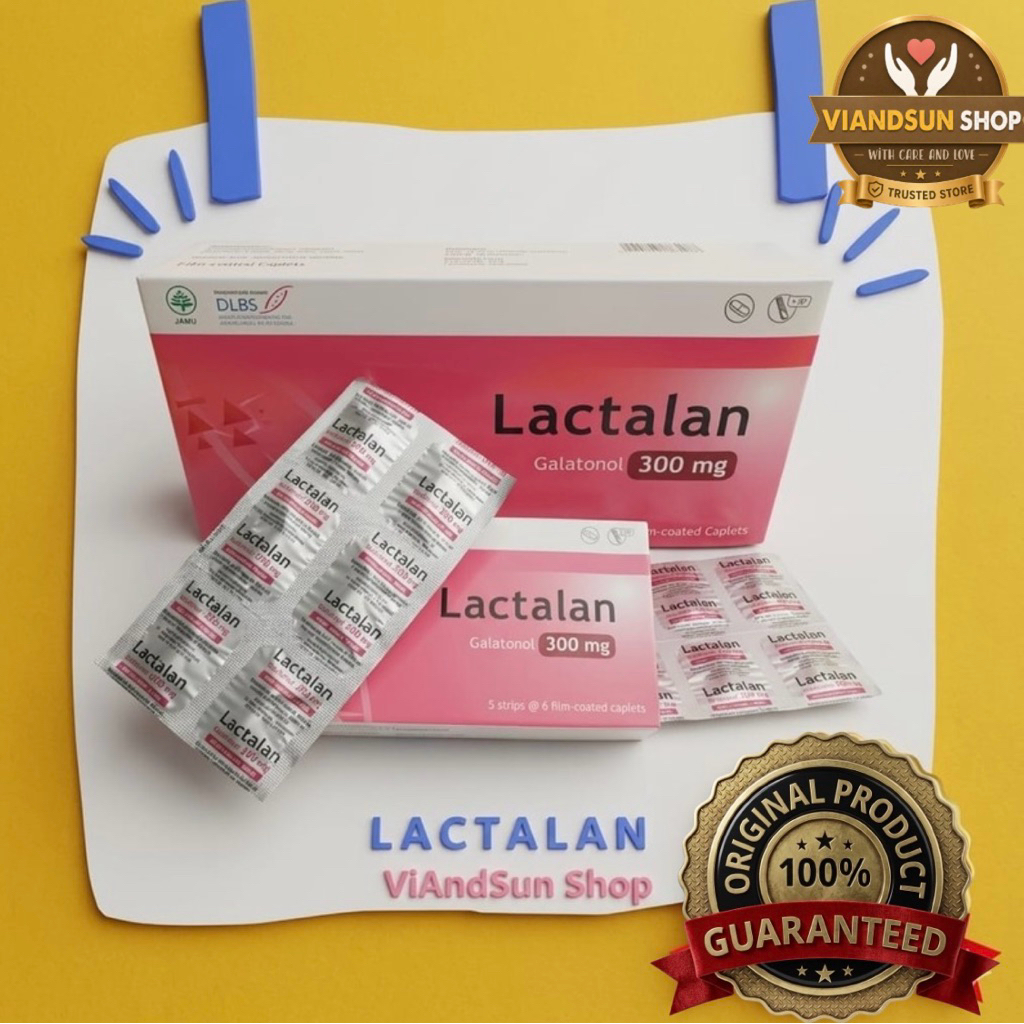 Jual LACTALAN 300Mg / 30 tablet / VItamin ASI | Shopee Indonesia