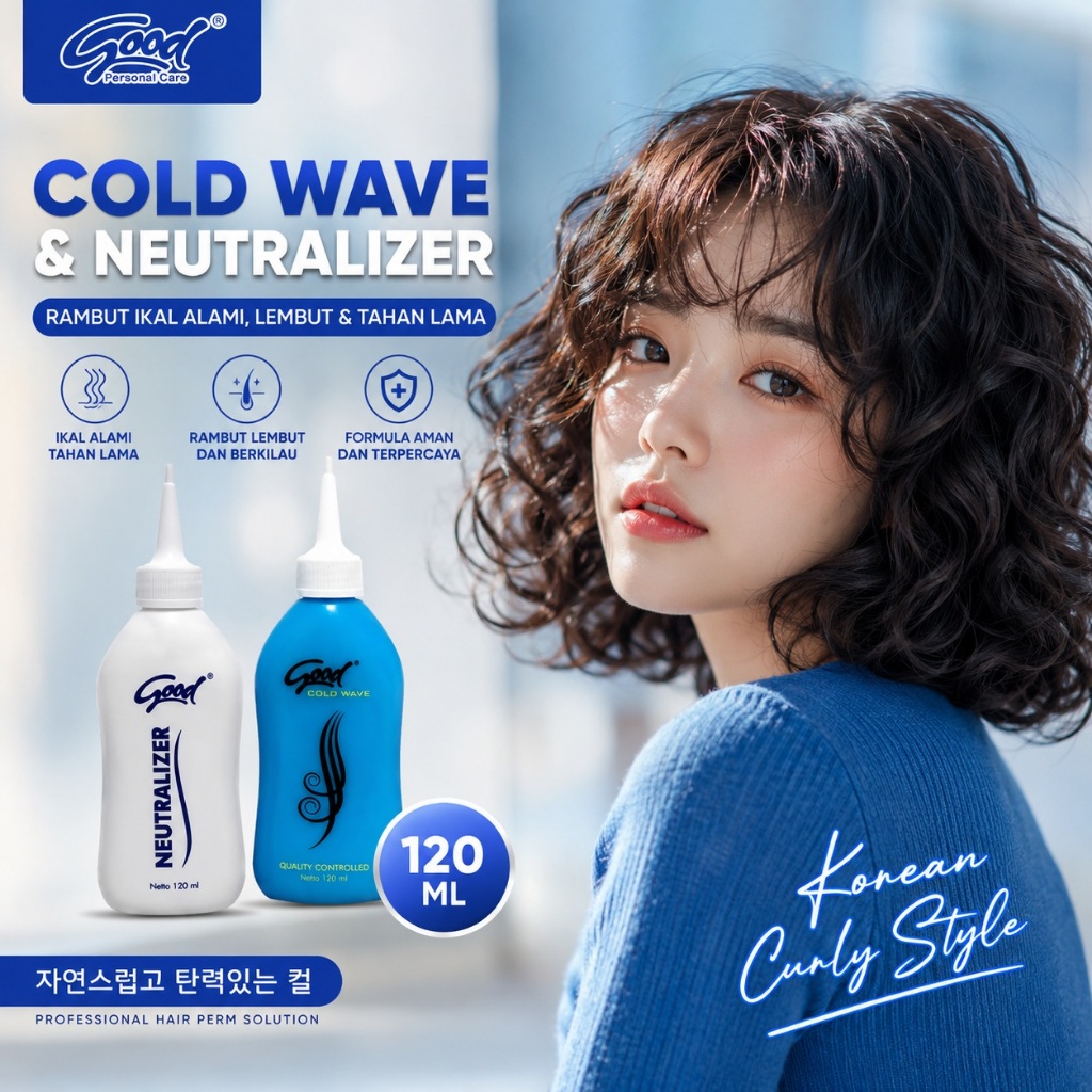 Jual Good Cold Wave & Neutralizer 120 ml Obat Keriting Dan Netral Good ...