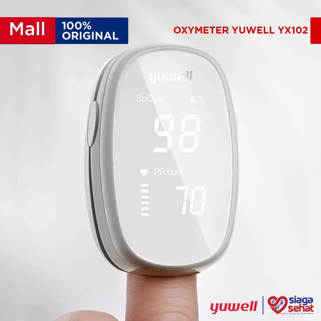 Jual Yuwell YX102 YX103 Pulse Oximeter - Alat Cek Saturasi Oksigen SpO2 ...