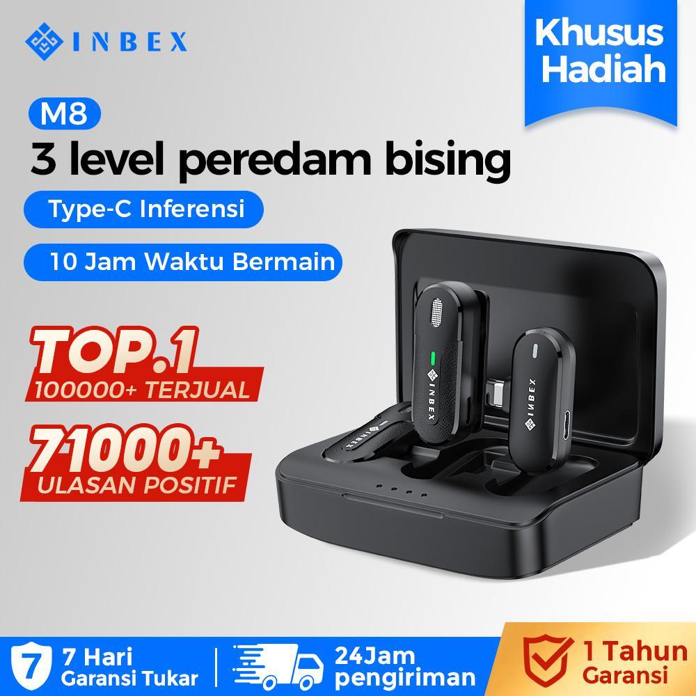 Jual [ Khusus Hadiah ] INBEX Wireless Microphone Lavalier Microphone ...