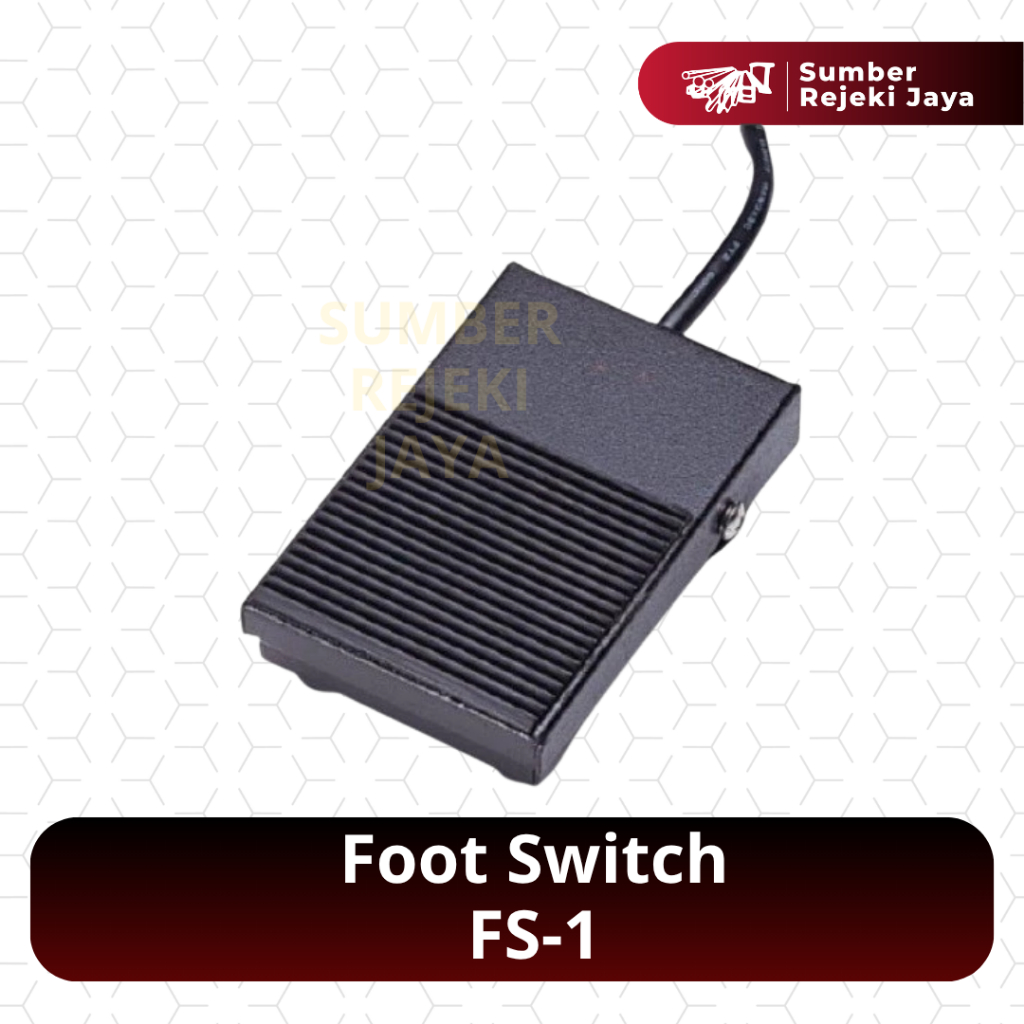 Foot Switch FS FS 1 FS-1 Besi Alumunium Pedal Saklar Injak Kaki Mesin