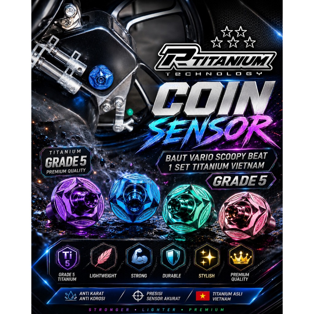 Jual KOIN SENSOR + BAUT TITAN KOIN MAGNET BELAKANG VARIO 125 / 150 PCX ...