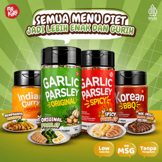 MOKURU - Bumbu Garam Bawang Putih Parsley Original Spicy Rempah Garlic Powder Bubuk