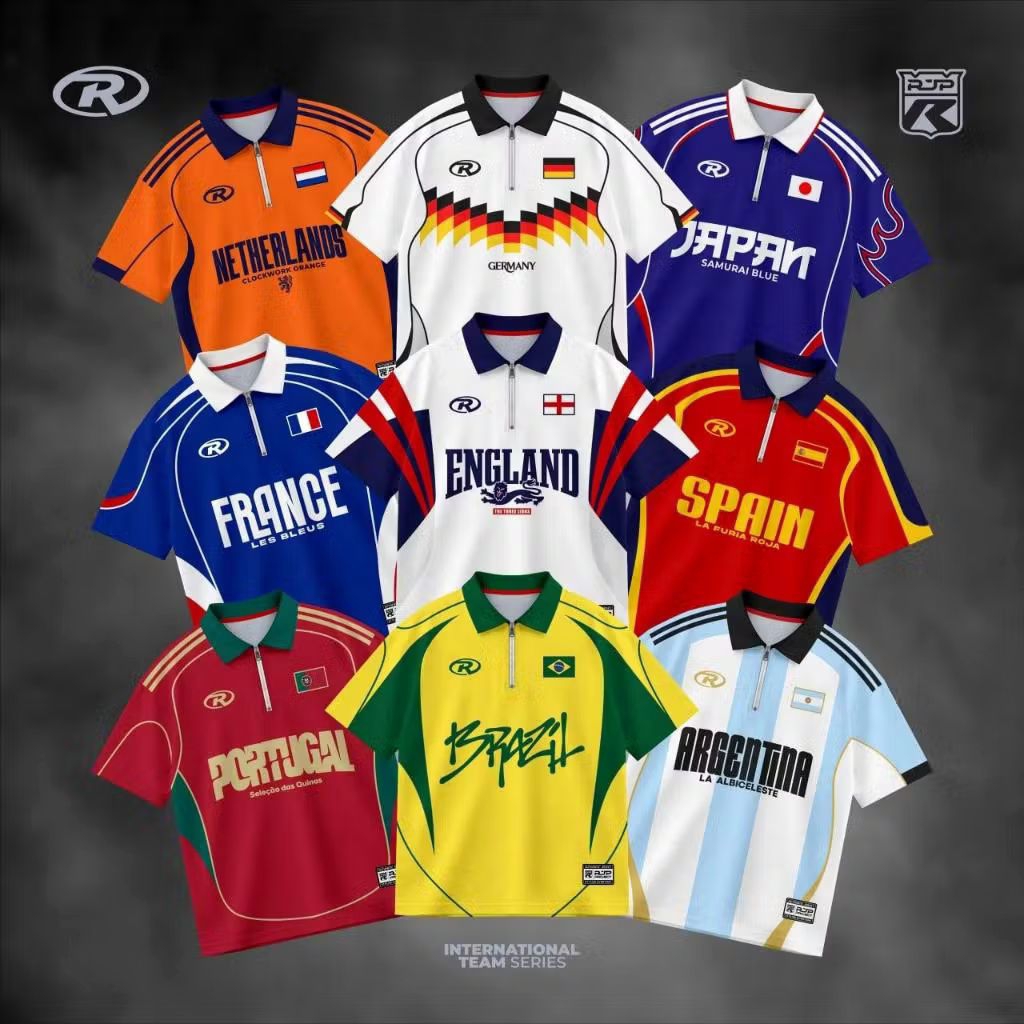 Jual JERSEY RJP x AFM WORLD CUP SERIES//JERSEY BOLA FANTASI RETRO ...