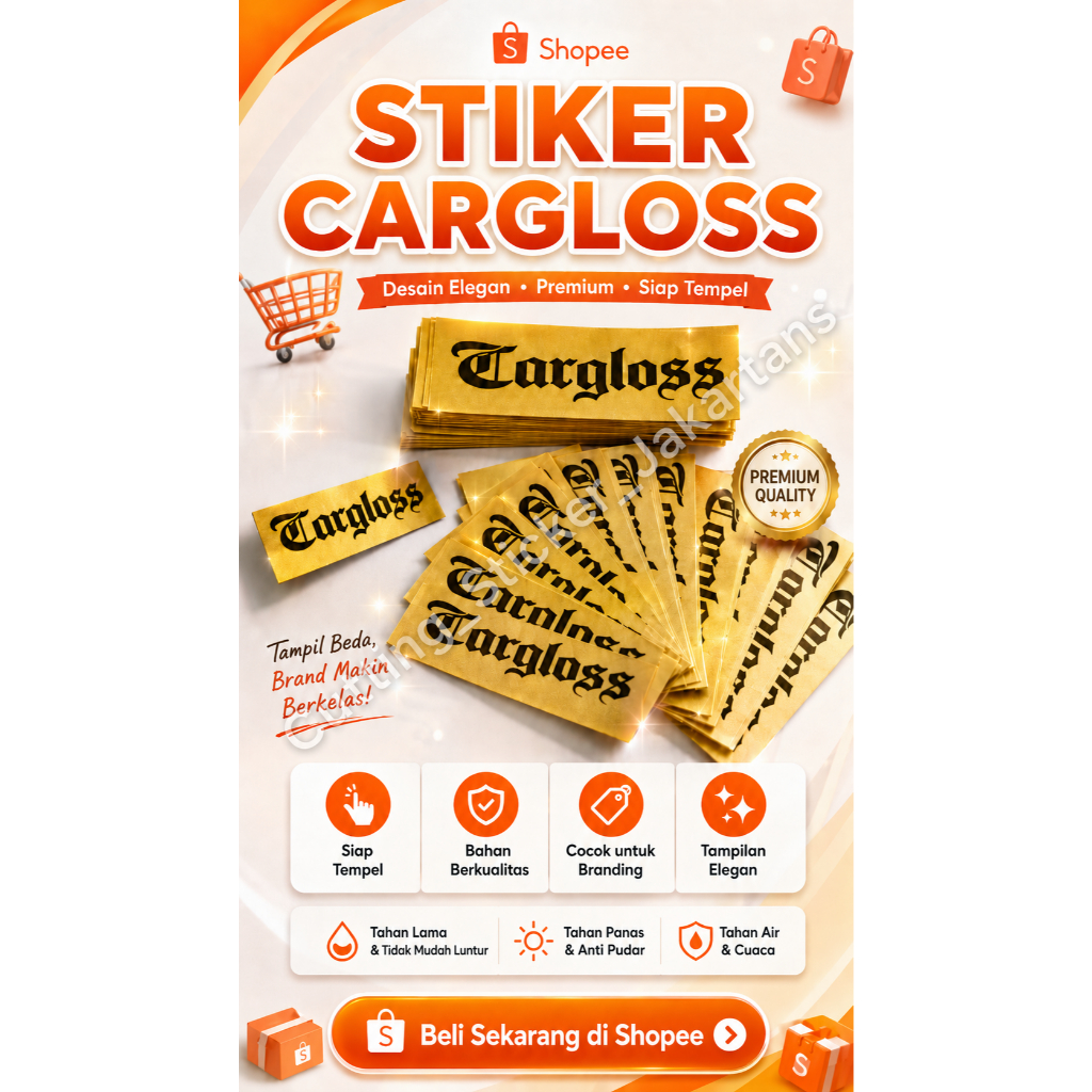 Jual CUTTING STICKER CARGLOSS 1 set besar kecil ready stock | Shopee ...