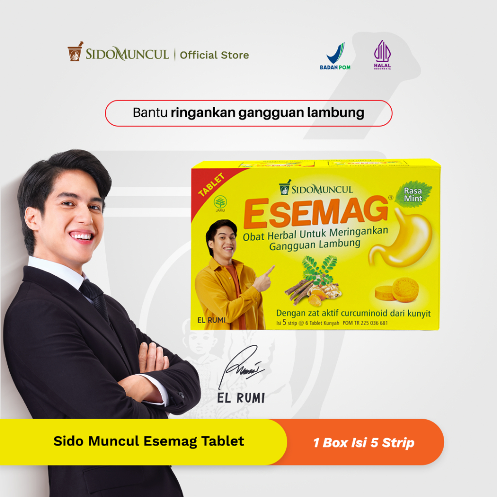 Sido Muncul Esemag 5 Strip - Sakit Perut Lambung Maag Perih
