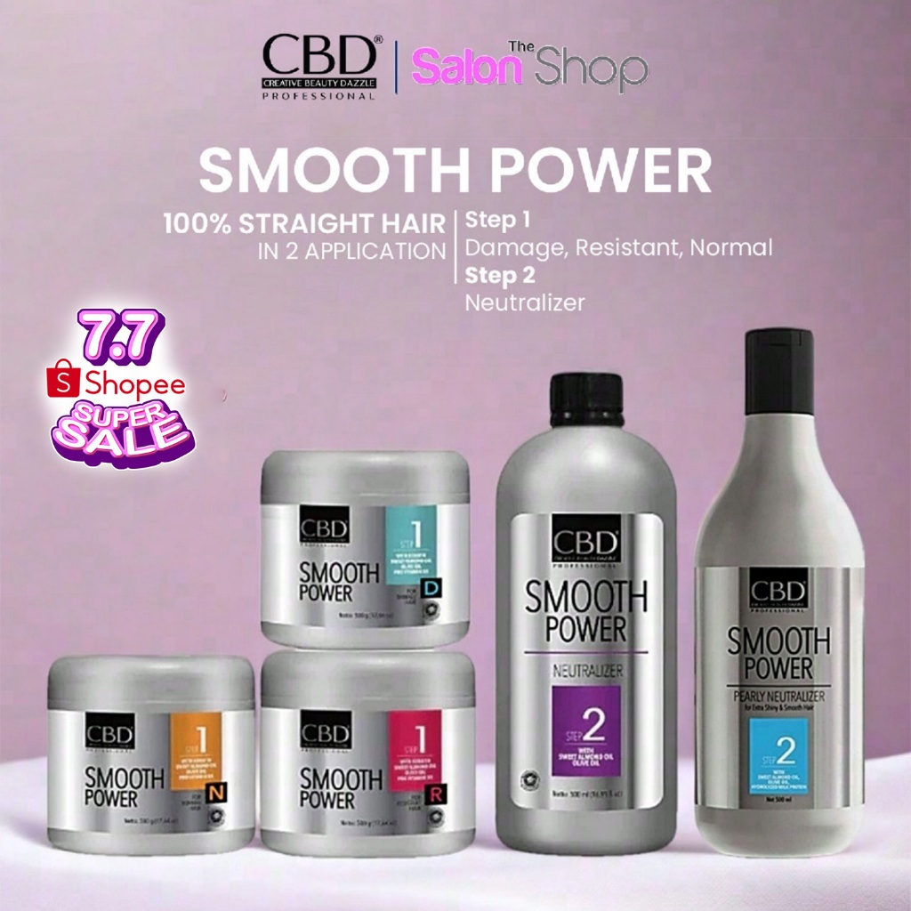 Jual CBD Smooth Power Step 1 500ml | Keratin Hair Straightener | Hair ...