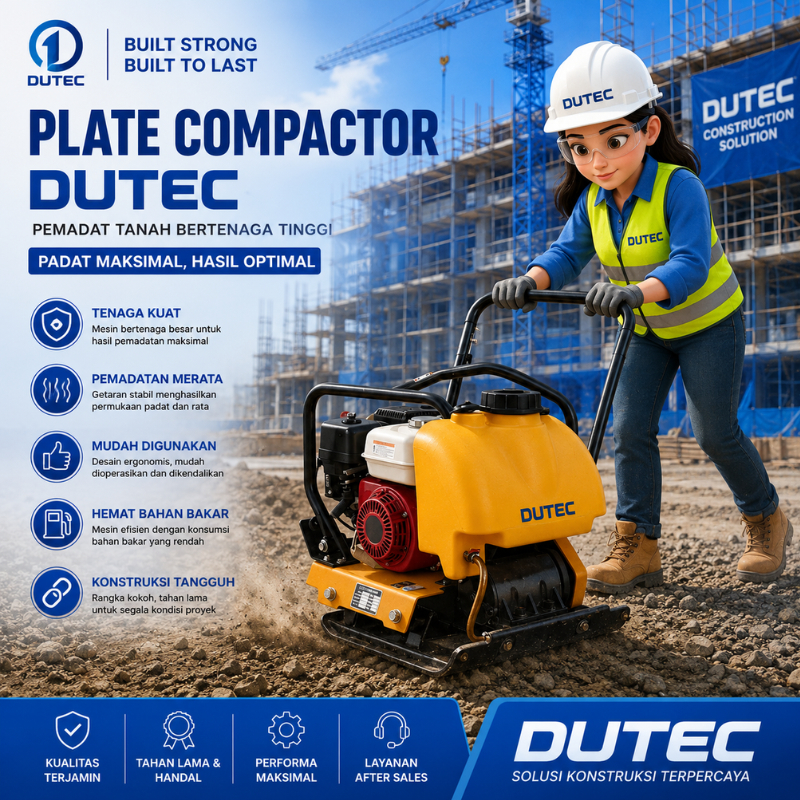 Jual Stamper Kodok Gasoline Type 90 / Plate Compactor Dutec | Shopee ...