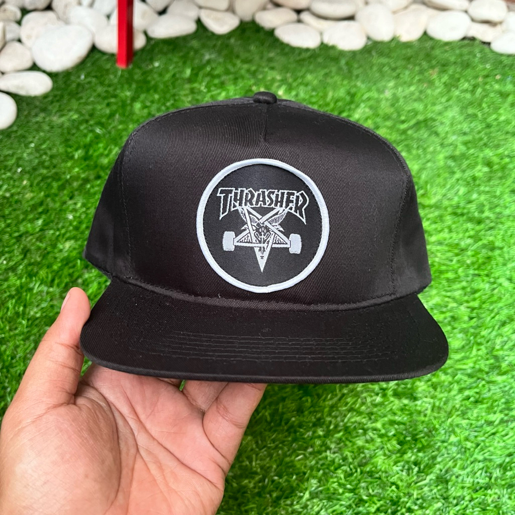 Jual Topi Thrasher Skate Goat Snapback Cap | Shopee Indonesia
