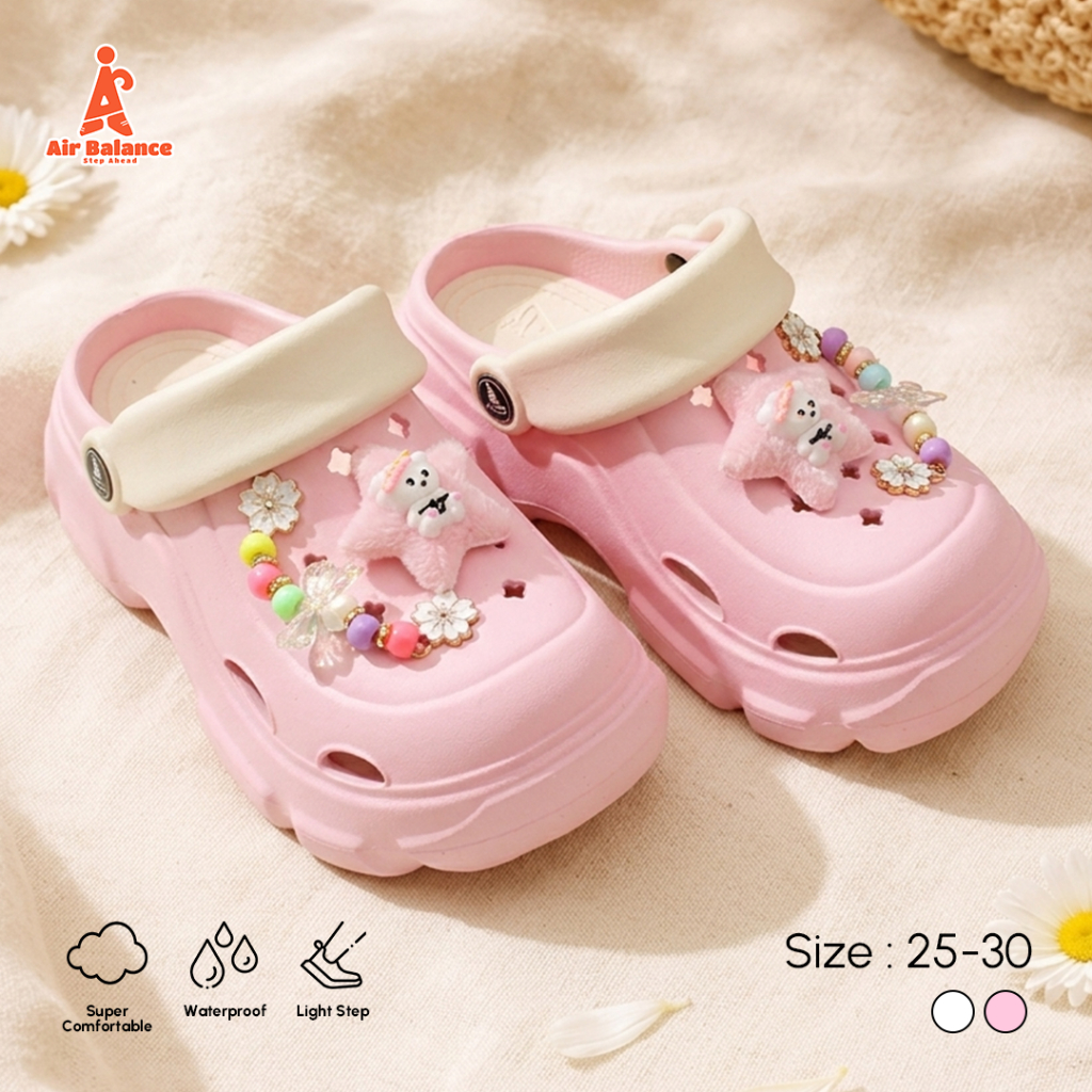 Air-Balance Sandal Anak Motif Manik-Manik Bintang Sendal…
