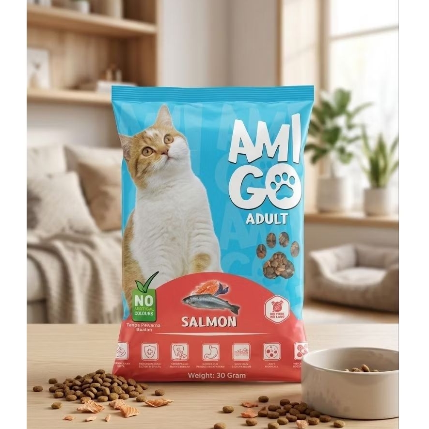 AMIGO Cat Food Adult Makanan Kucing Dewasa - 800 Gram