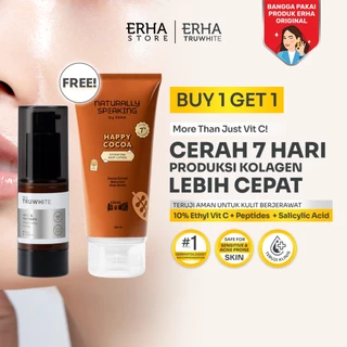 ERHA Truwhite Brightening Serum 20ml | 10% Stable Ethyl Vitamin C, Brightening Peptides & Salicylic Acid | Brightening Serum Anti Breakout