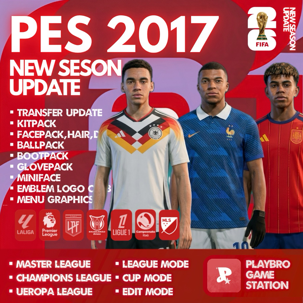 Jual PES 2017 Season Update Road to 2026 - Game PC/Laptop (Download to ...