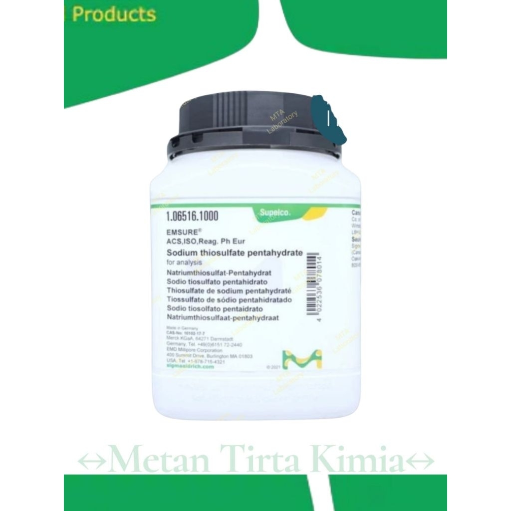 Jual Sodium Thiosulfate Pentahydrate Merck 1.06516 | Shopee Indonesia