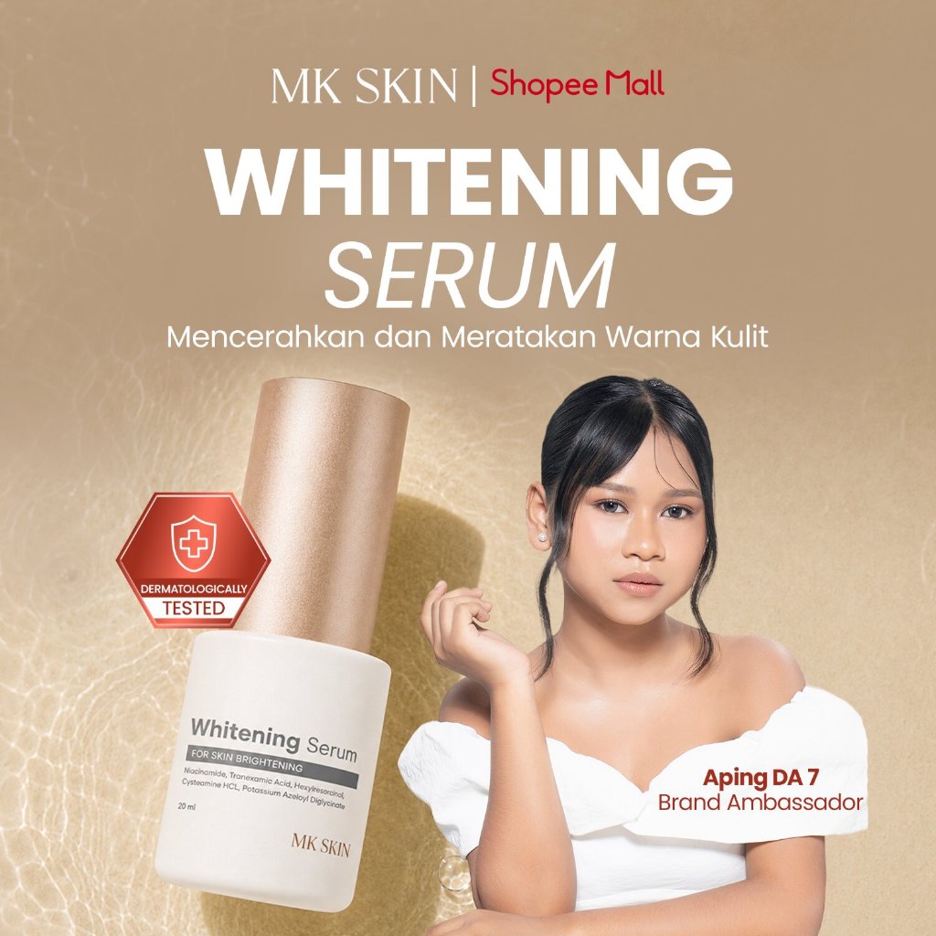 MK SKIN - Whitening Serum - Mencerahkan dan Meratakan Warna Kulit