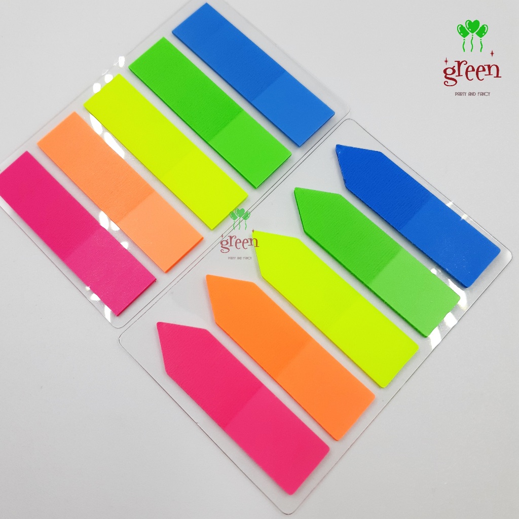 Jual Sticky notes plastik Sticky notes index isi 100 lembar Stick note ...
