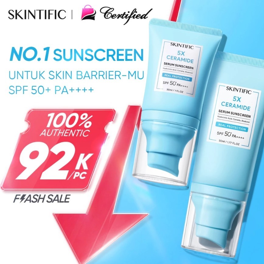 Skiintific 5X Ceramide Serum SPF50 PA++++ 30ml