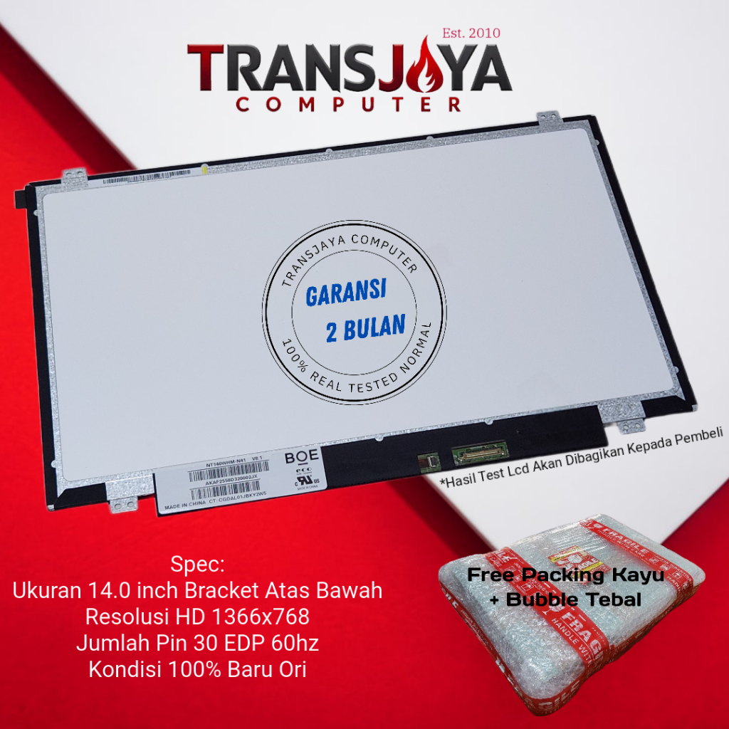 Jual Layar LCD LED Acer Aspire 14 E14 E5-411 E5-421 E5-422 E5-422G