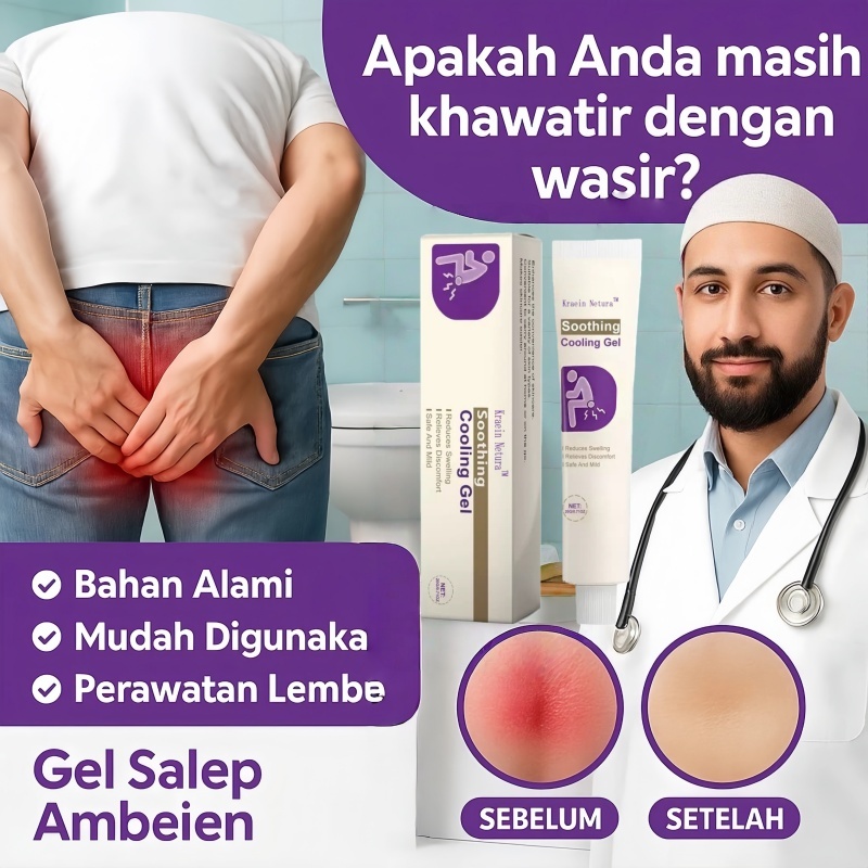 Salep Ambeien Herbal Cina Ampuh 20g, Obat Wasir Alami Aman, Mengecilkan Benjolan Ambeien & Meredakan Nyeri