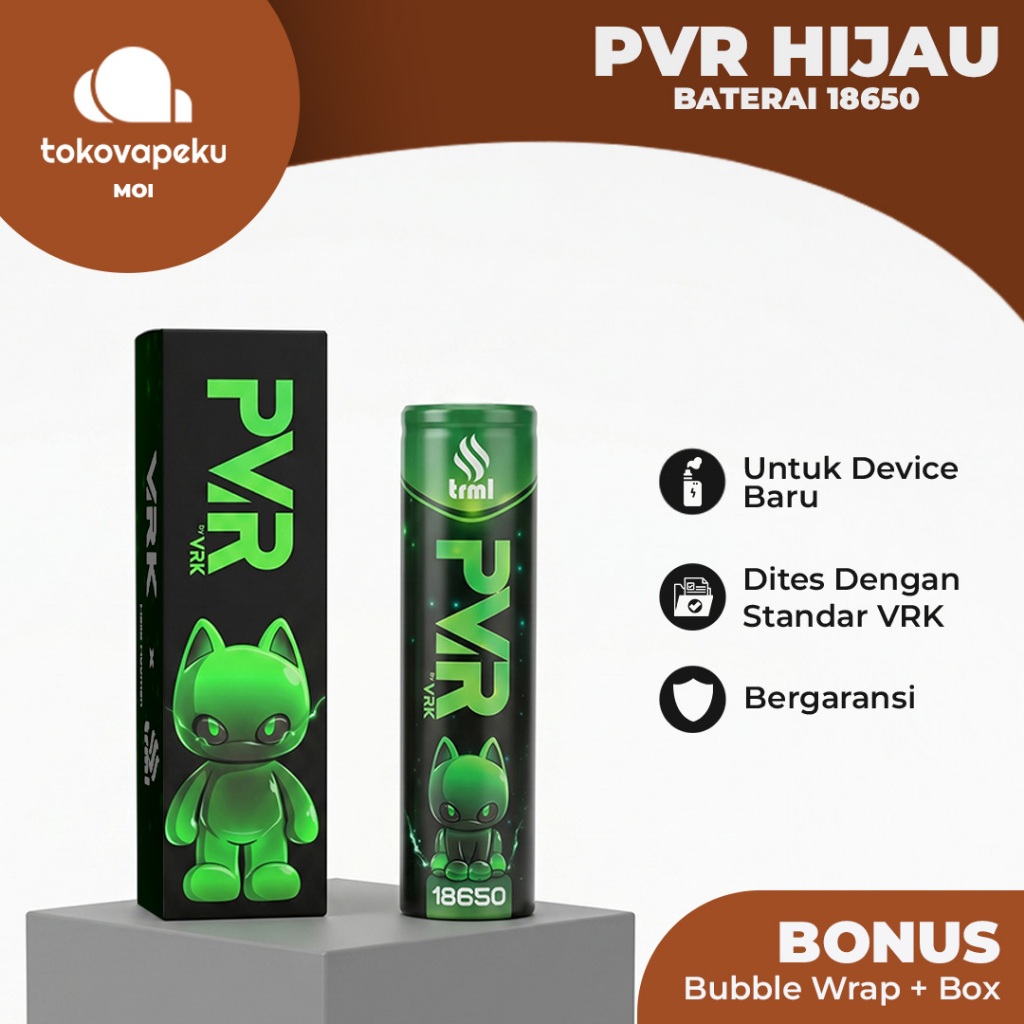 Jual BATTERY PVR 2000MAH BATERAI 2000MAH PVR BATTERY 18650 50A by VRK X ...