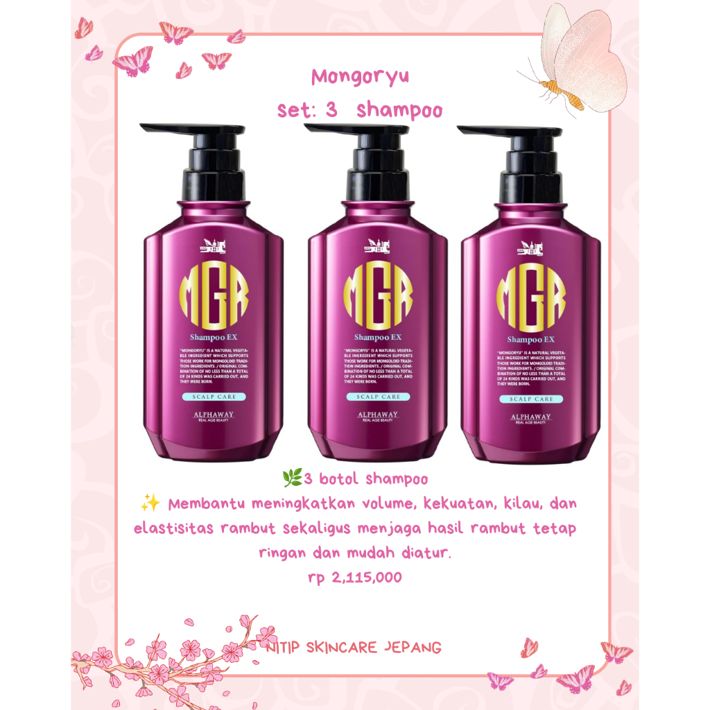 Jual PO Jepang -- Mongoryu shampoo scalp care EX 350ml original