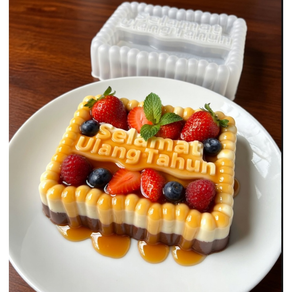 Cetakan Puding Birthday