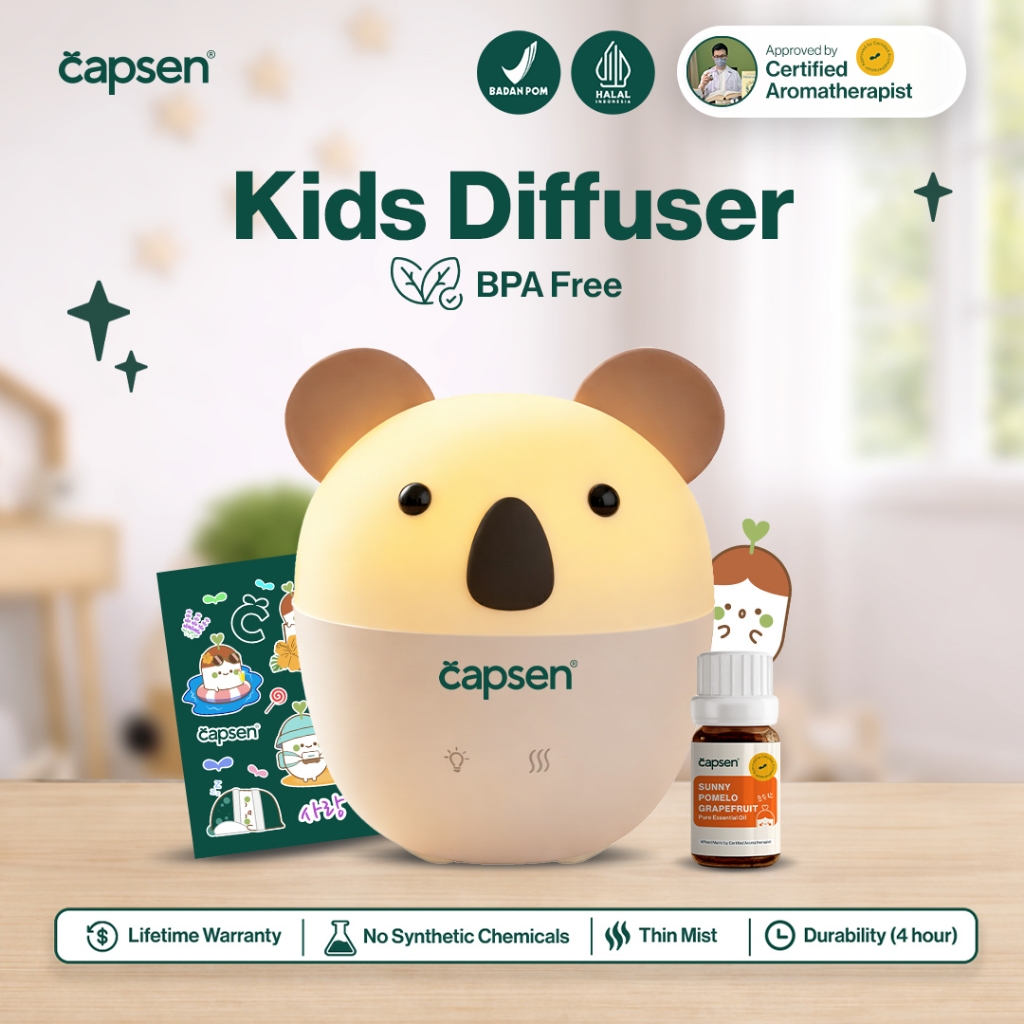 Jual CAPSEN Kids Diffuser Little Koya USB Aromatherapy Diffuser ...