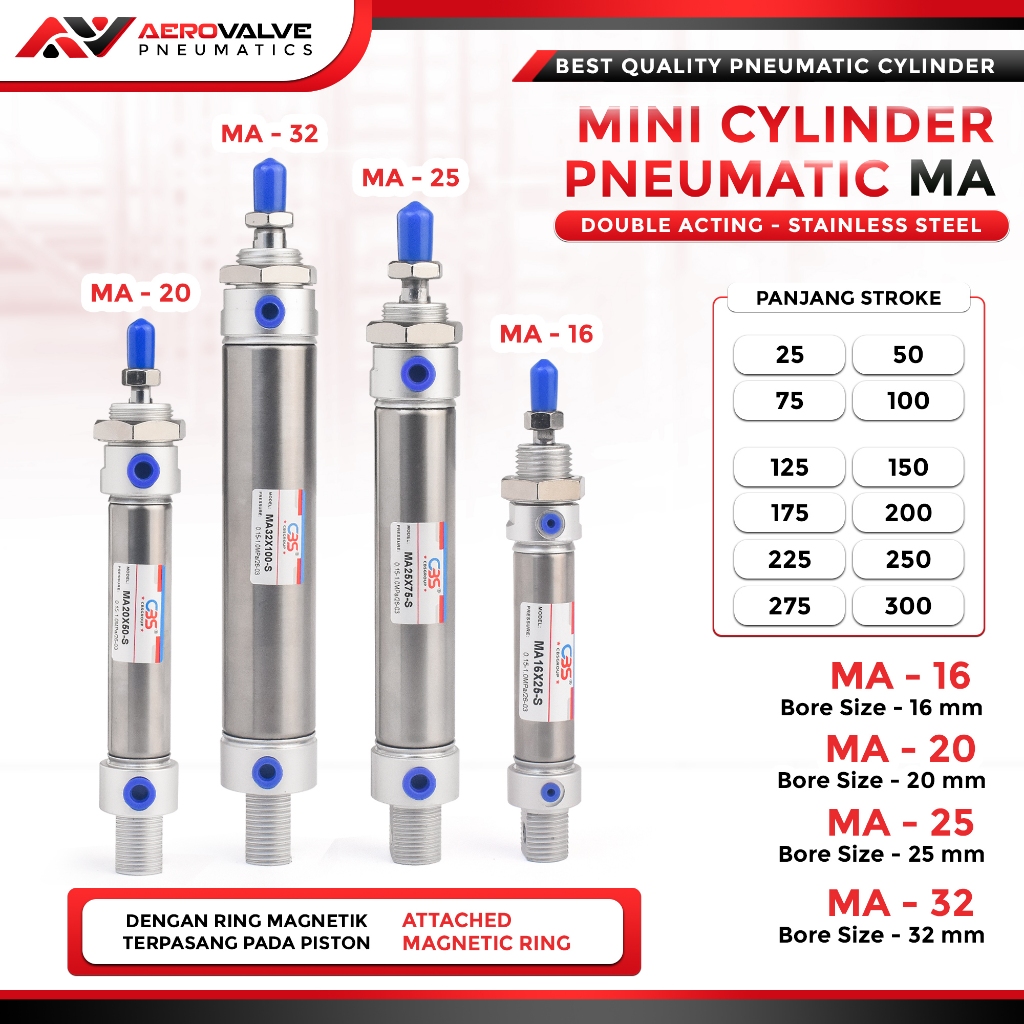 Jual Silinder Pneumatik Terlengkap & Harga Terbaru Agustus 2026 ...