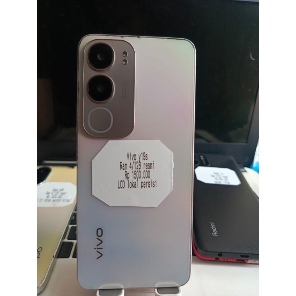 Vivo y19s ram 4/128 resmi deskripsi cek