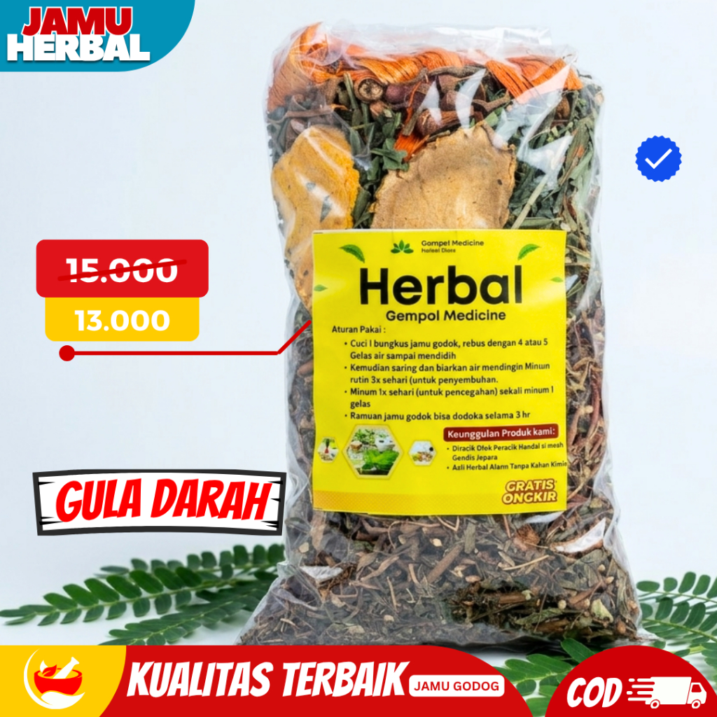 JAMU HERBAL DIABET GULA DARAH PALING AMPUH / MENGOBATI TANPA BAHAN KIMIA