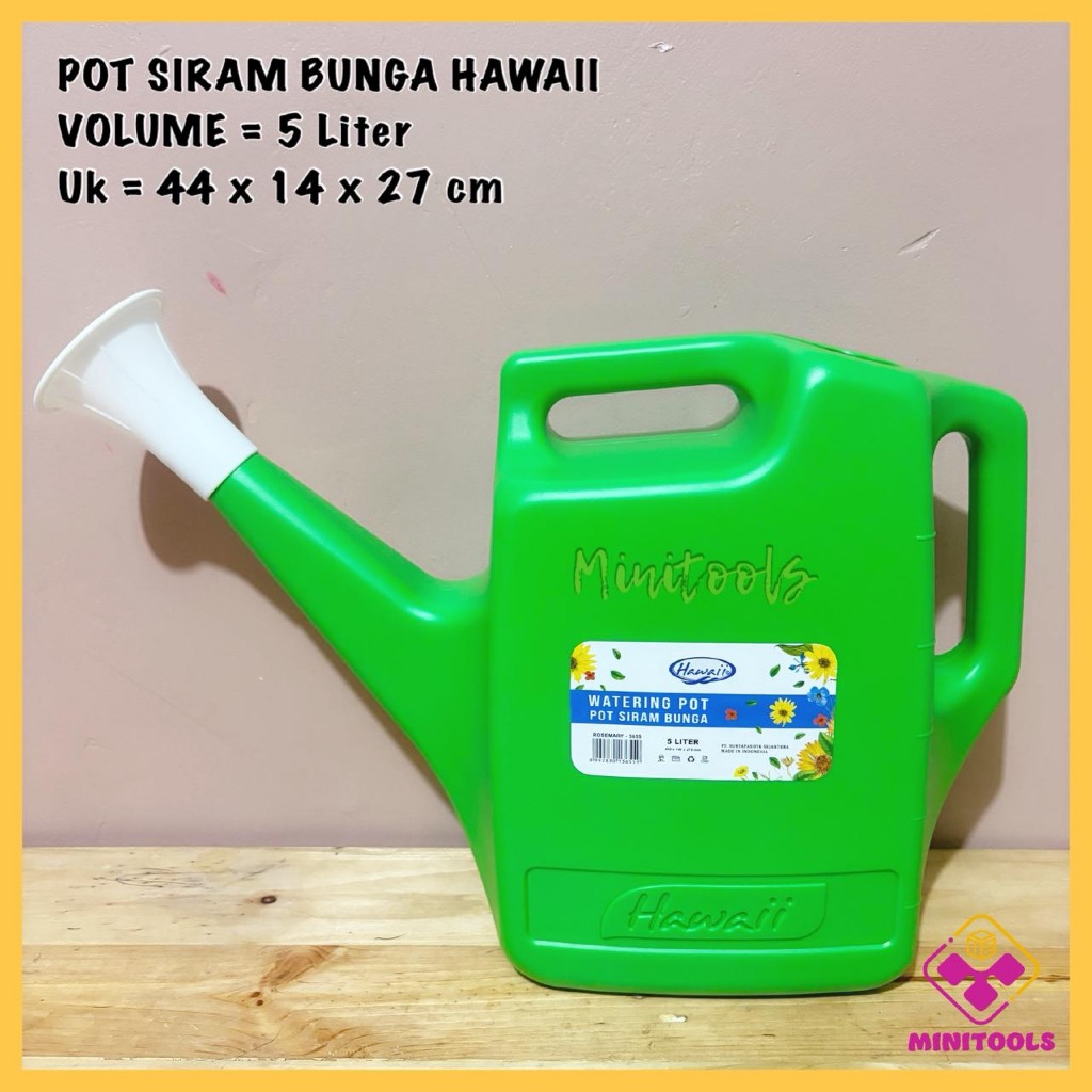Alat Siram Tanaman 5 Liter Hawaii 3655 - Kapasitas Besar, Bahan Tahan Lama, Desain Ergonomis