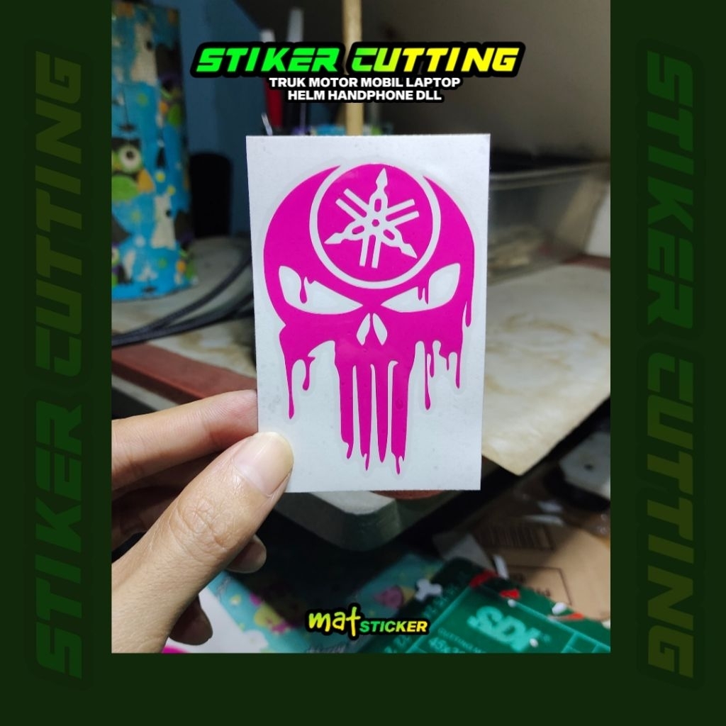 Jual STIKER YAMAHA 2 STICKER CUTTING TRANSPARAN | Shopee Indonesia